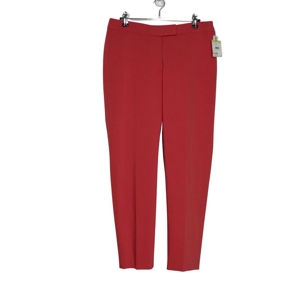 Anne Klein Cotton Double Weave Bowie Pants